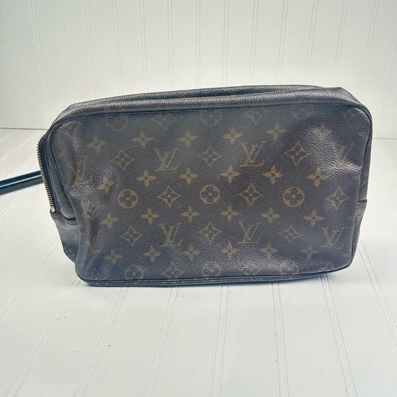 Louis Vuitton Trousse 28 Unisex Brown Monogram canvas Cosmetic Bag - Picture 10 of 15